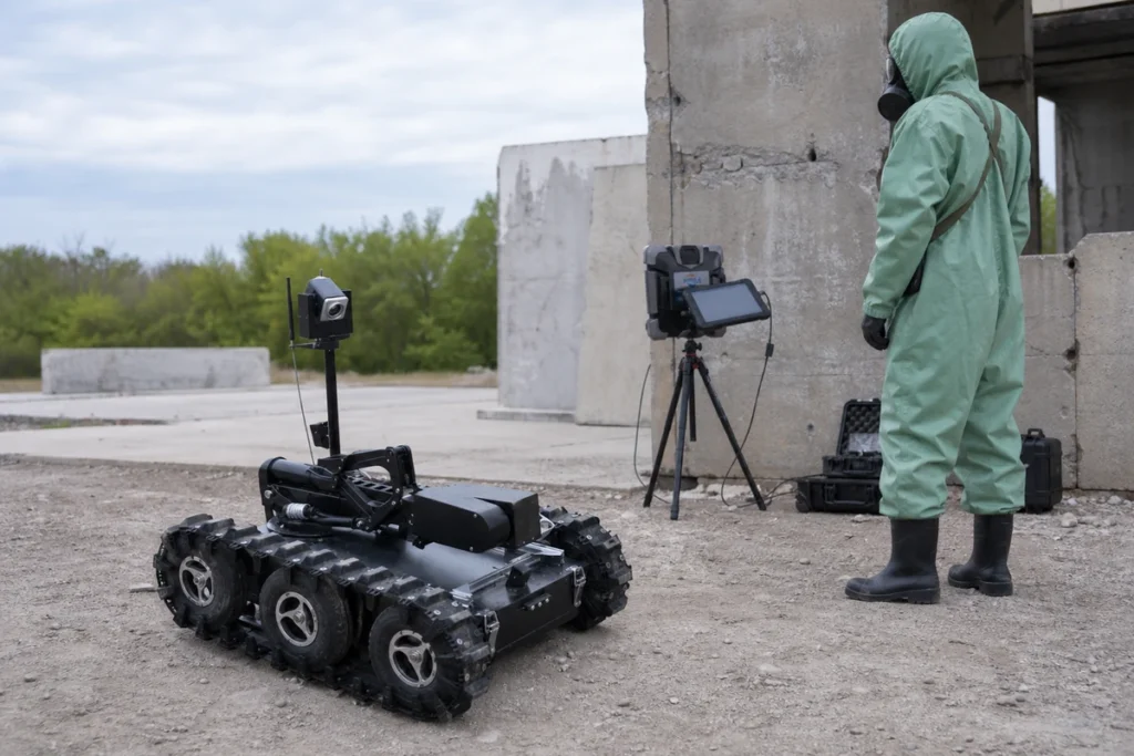 Disaster response, firefighting and hazardous material handling equipment